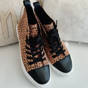 Leopard High Top Sneaker by Olivia Miller